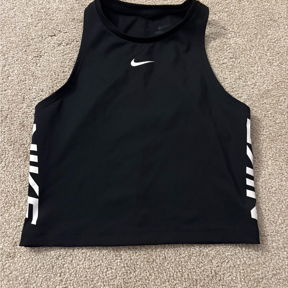 Nike Black Sleeveless Crop Top